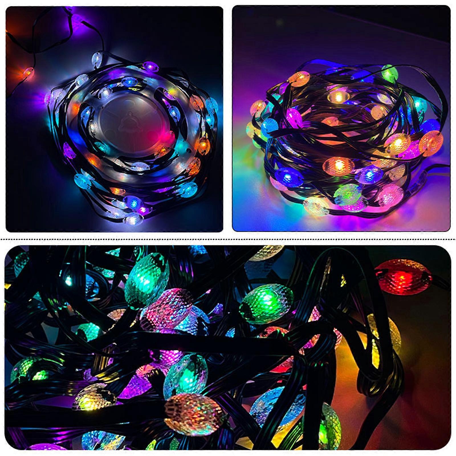 LED String Lights Smartly Controlled by App & Remote for Decorations, Waterproof & Shatterproof, Million Colors & Dimmable Lighting, Easy to Install