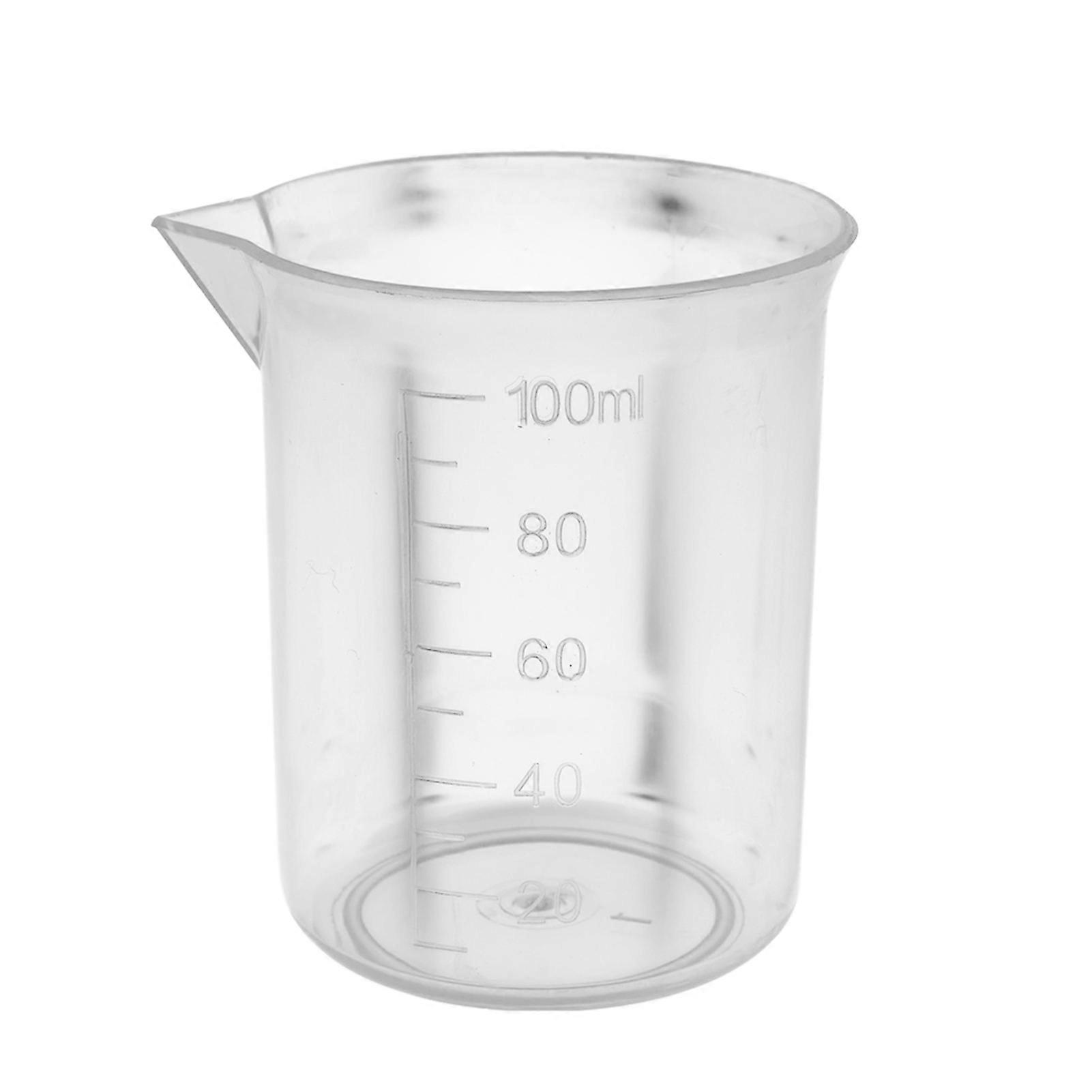 100ML μετρώντας τον αντικολλητικό πλαστικό αντι-στάγδην εργαστηριακό εξοπλισμό κυπέλλων ανάμειξης ακροφυσίων κυπέλλου πολλαπλών χρήσεων πολλαπλών χρήσεων