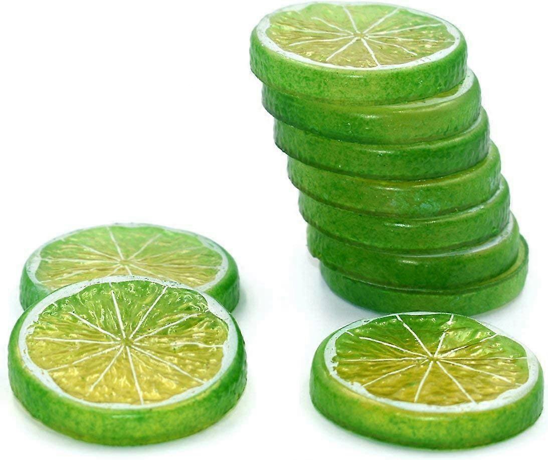 Fake Lemon Slice Artificial Fruit Highly Simulation Lifelike Model