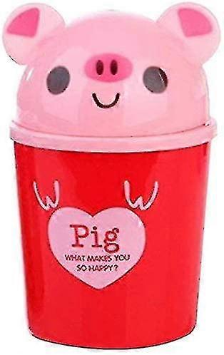 Small Table Bin. Mini Office Bin Creative Animal Panda Design. Waste Paper Bin