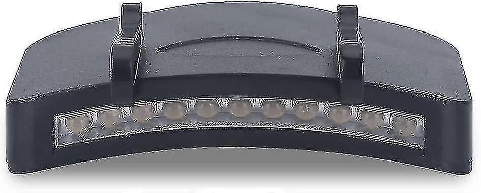 1PCS 11 أضواء LED مع مشبك من البلاستيك لقبعة أو قبعة اليدين الحرة بطارية الأضواء