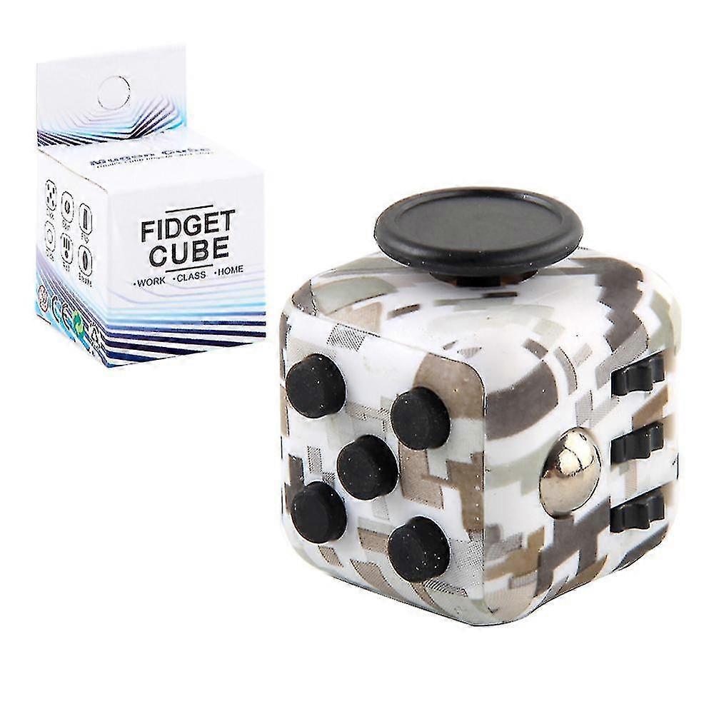 2pcs 6 Sides Toys Cube Relieves Stress And Anxiety Cube For Children And Adults For Add, Adhd, Ocd