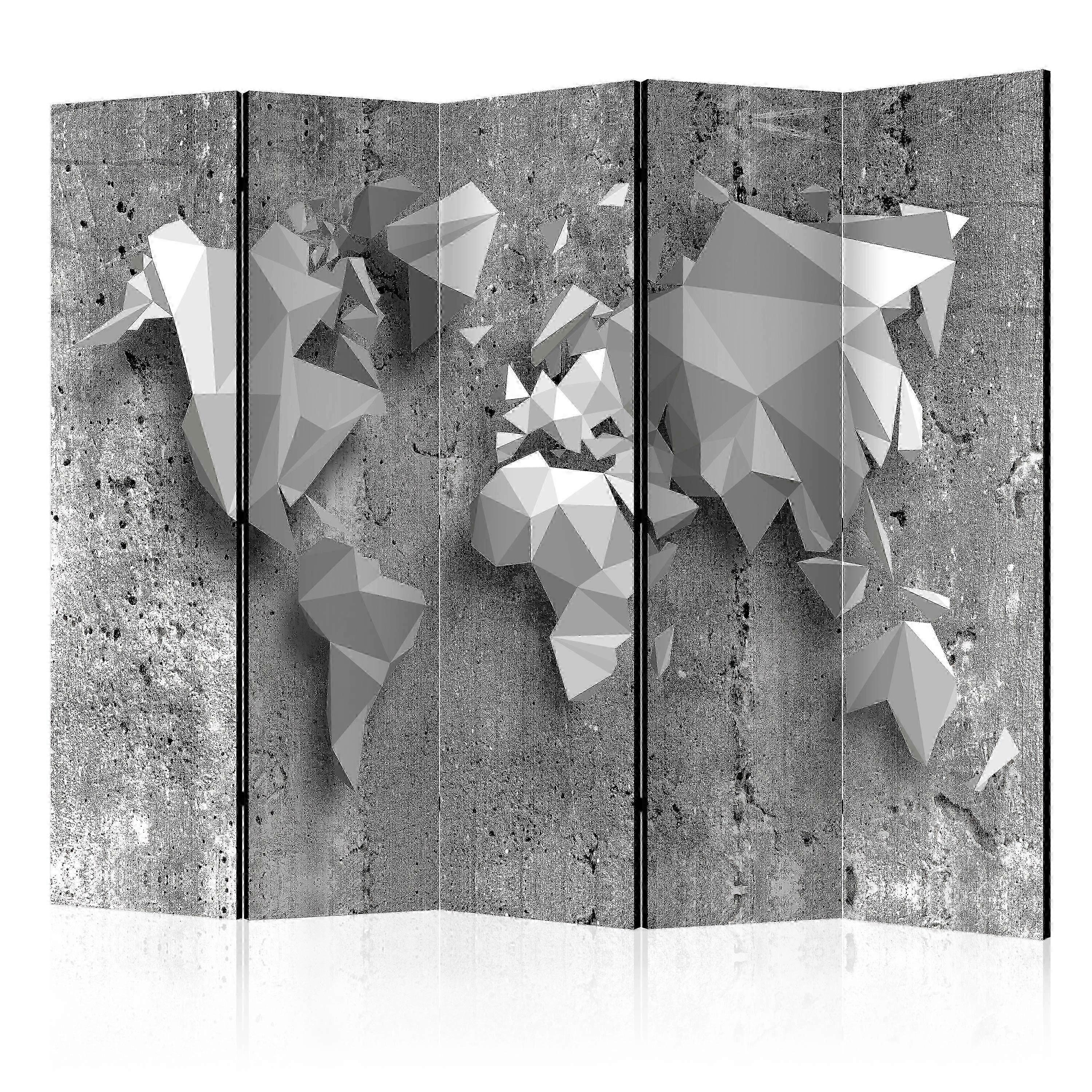 Divisor de Quarto - Mapa do Mundo: Origami II