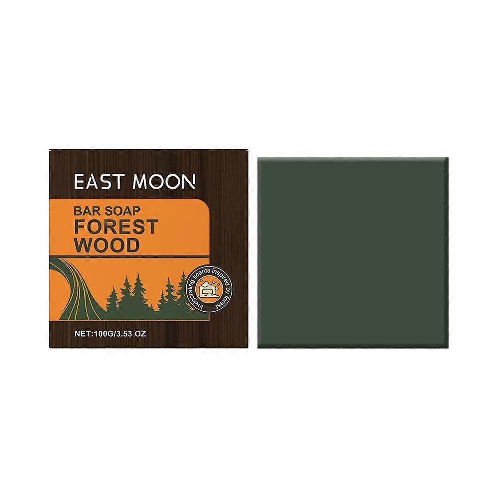 Forest Fragrance Refreshing Oil Control Soap Handmade Soap Cleansing Bath Dust Mite Removal
