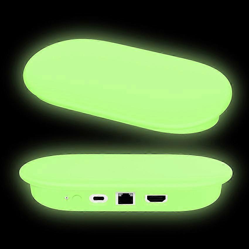Mainframe Protective Case for Google TV Streamer(4K) Anti-Drop Specialized Silicone Protective Case Accessories (Luminous Green)