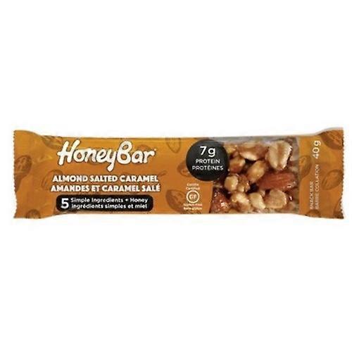 HoneyBar HoneyBar Almond Salted Caramel, 40 Grams (Case Of 15)