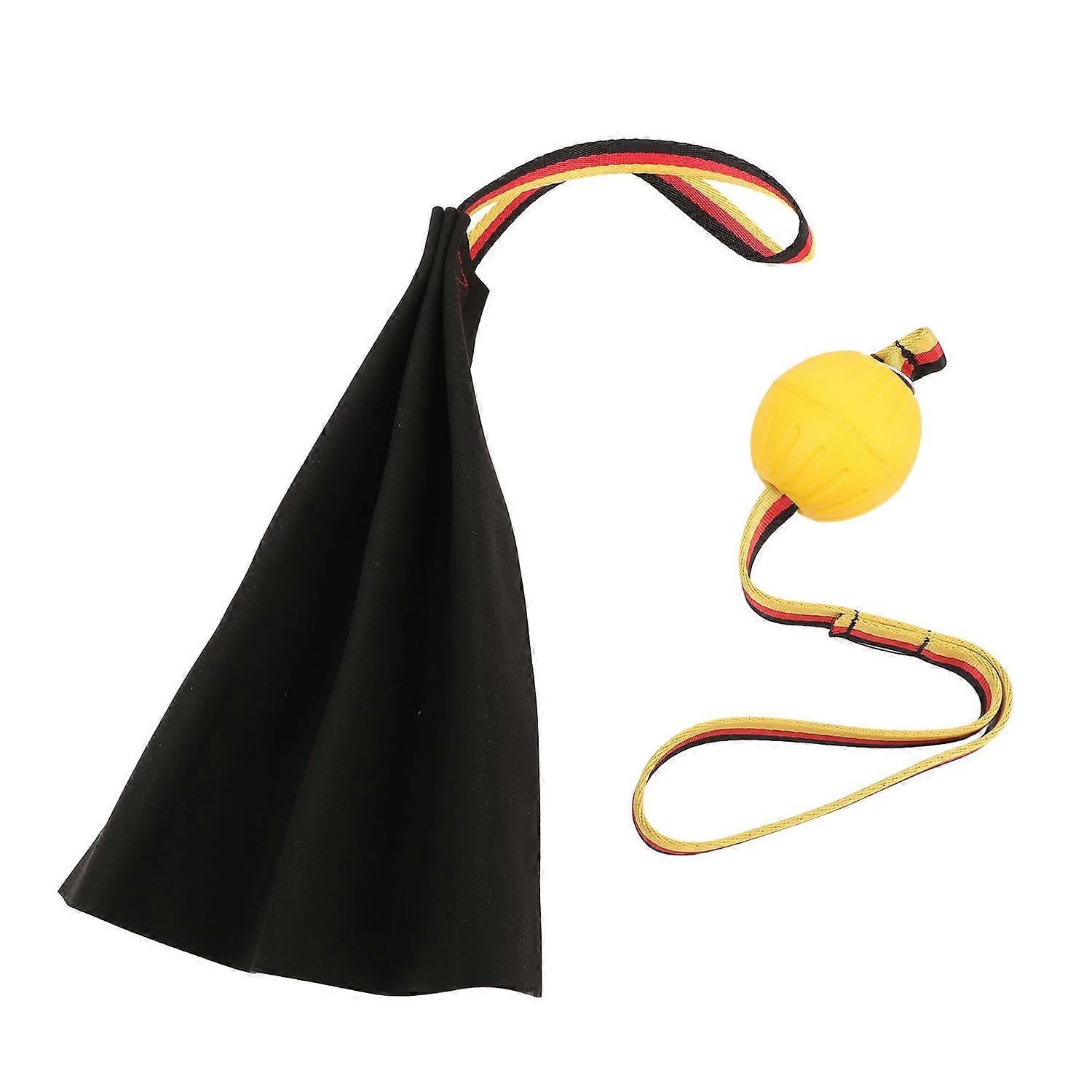 Leather Bite Rag Multifunctional Tear Resistant Interactive Dog Training Bite Rag 