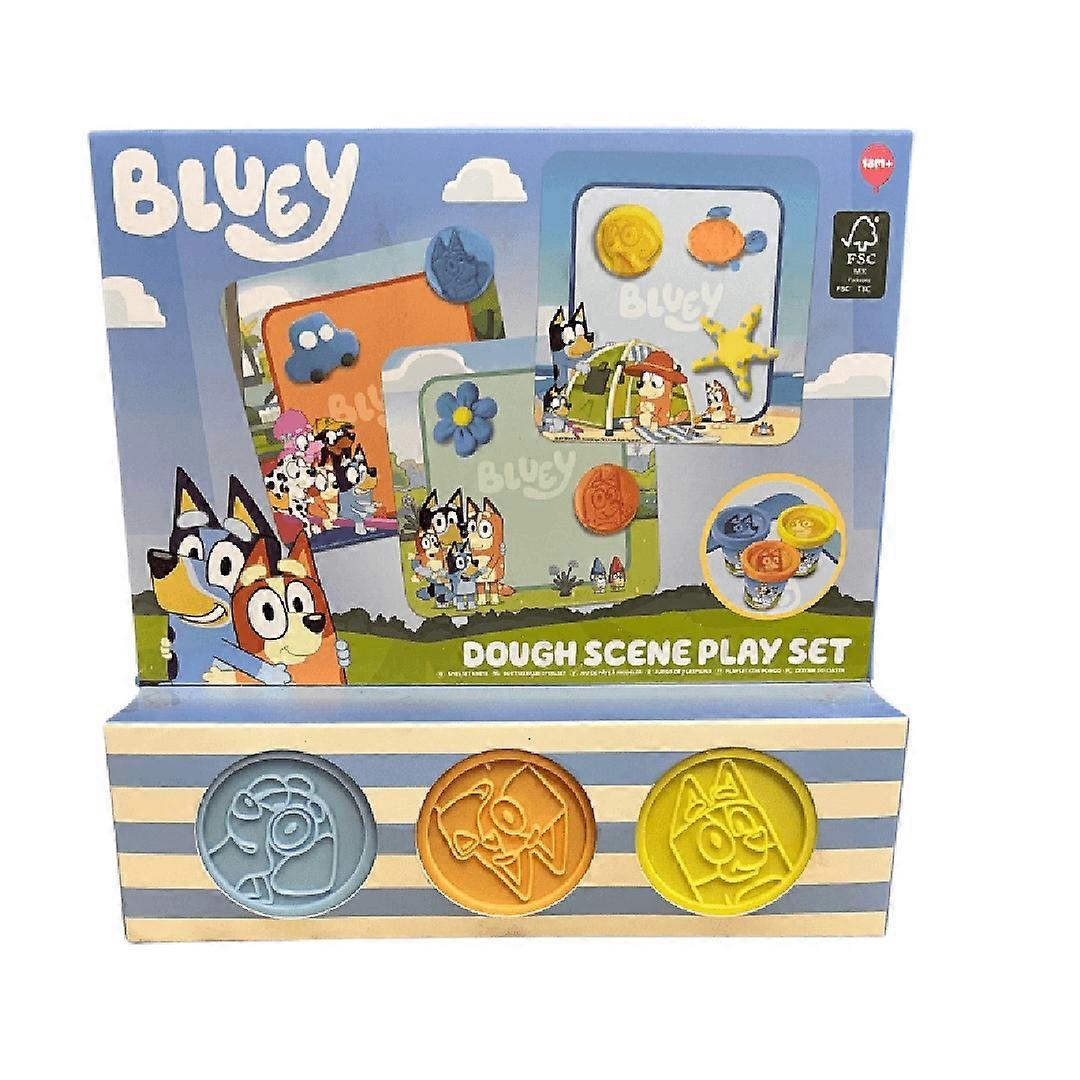 Bluey Childrens Deeg Scène Speelset