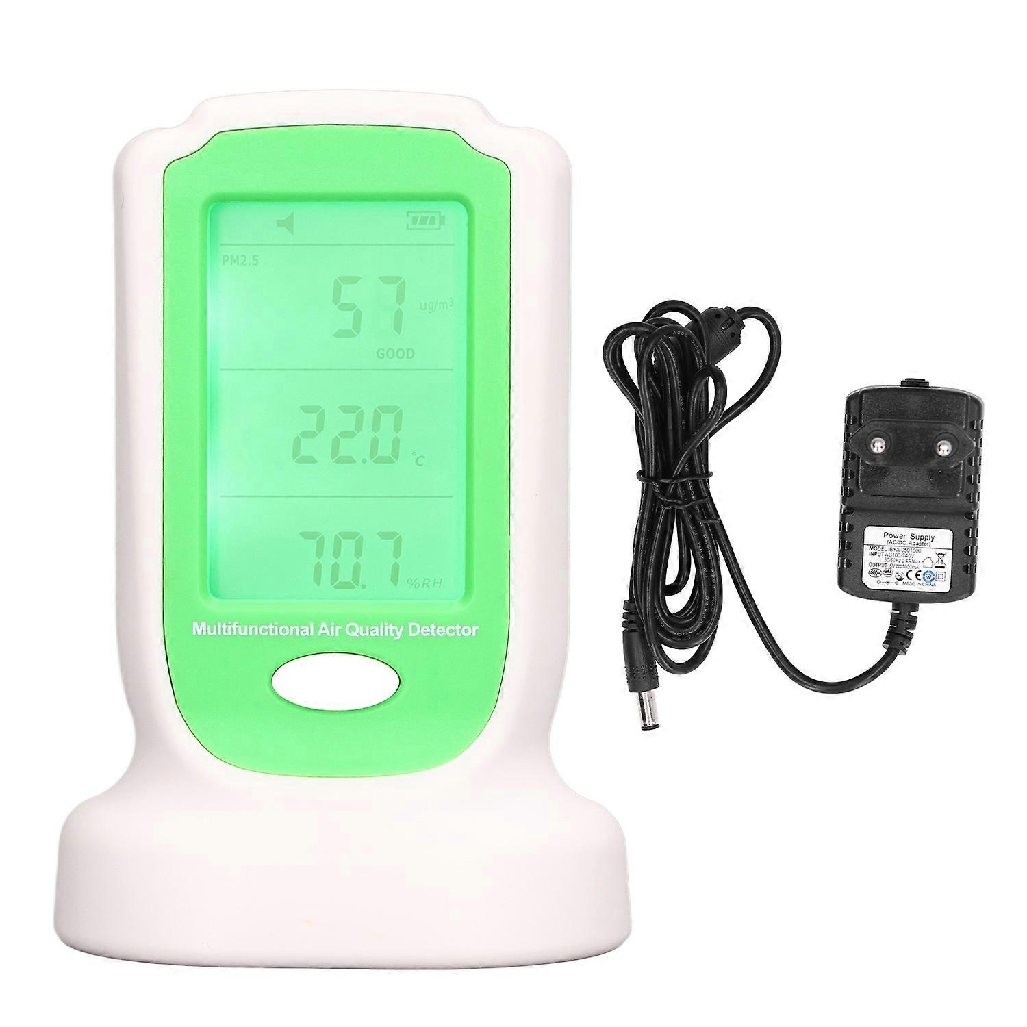 Multifunctional Air Quality Detector Formaldehyde Tester Indoor Air Monitor AC100‑240V