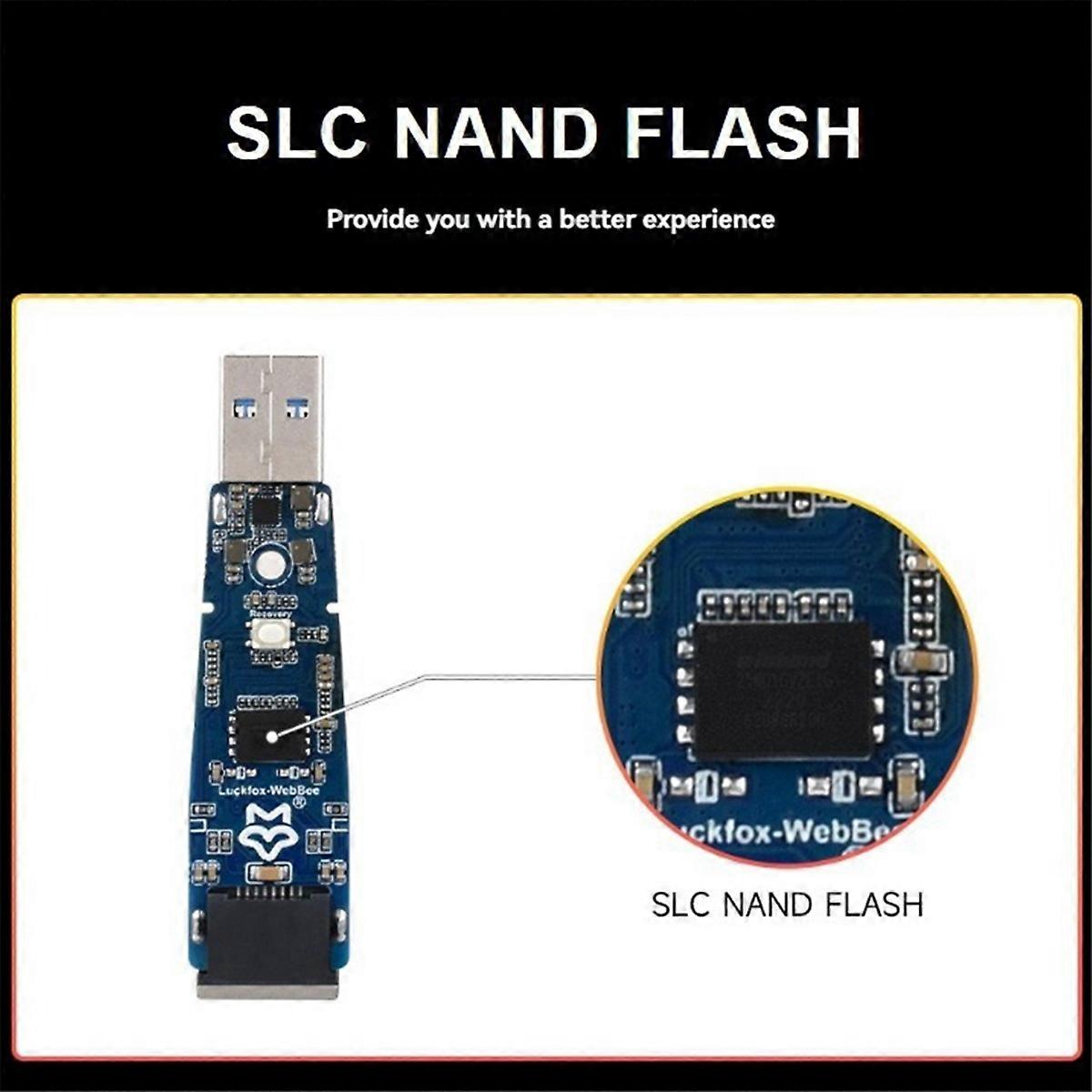 WebBee RV1103 Linux Development Board mit Gehäuse und Flash RJ45 Ethernet PHY A7 RISC-V 64MB
