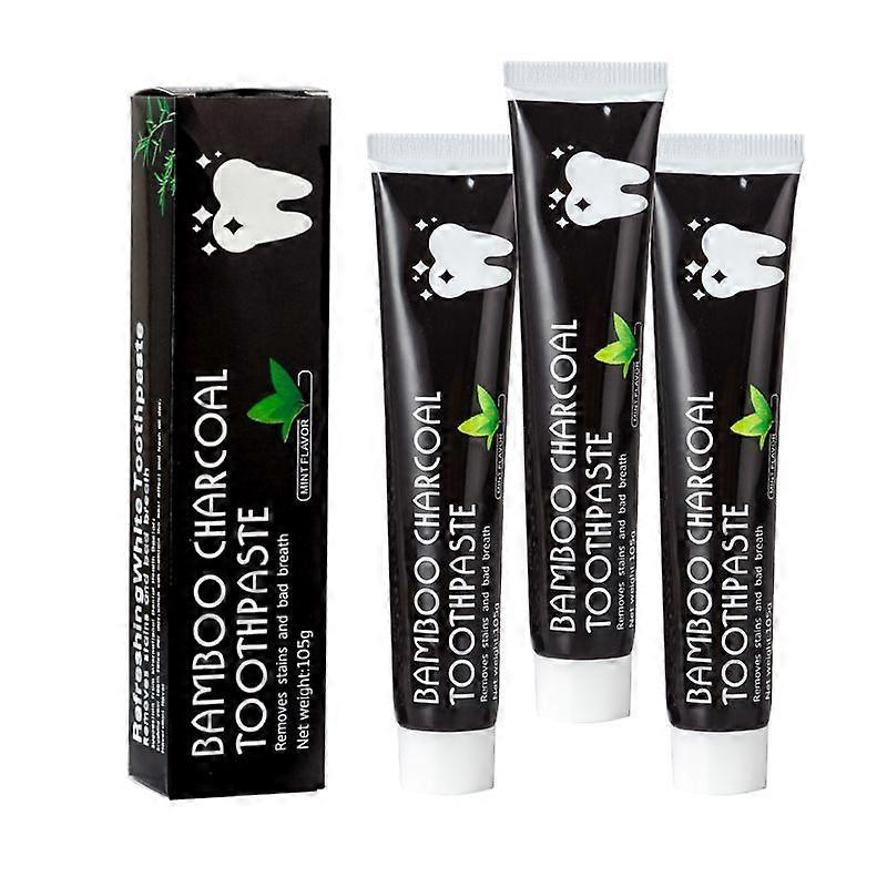 Activated Bamboo Charcoal Toothpaste Teeth Whitening 105g Mint