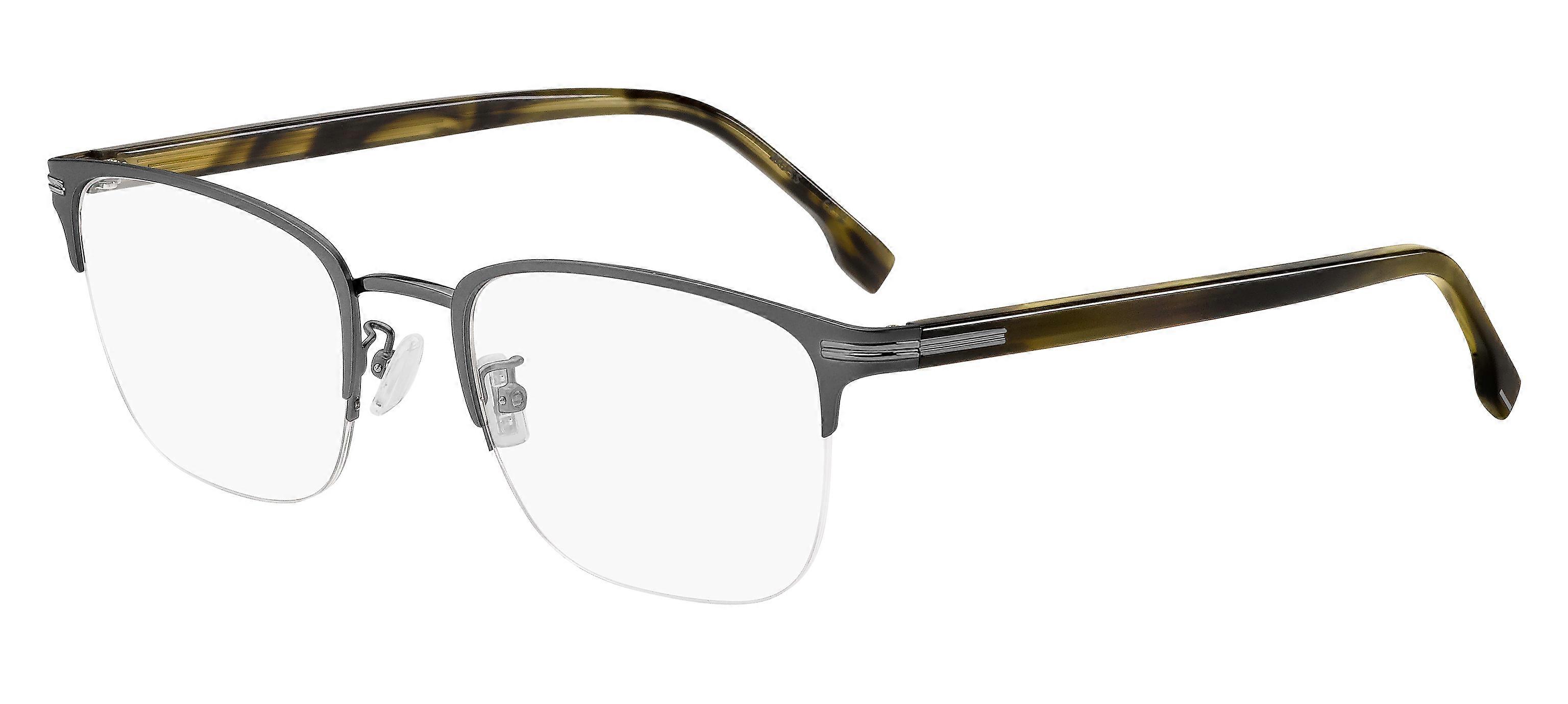 Eyewear Frames HUGO BOSS BOSS 1729/G SVK MATTE RUTHENIUM BLACK 55/21/150 MAN