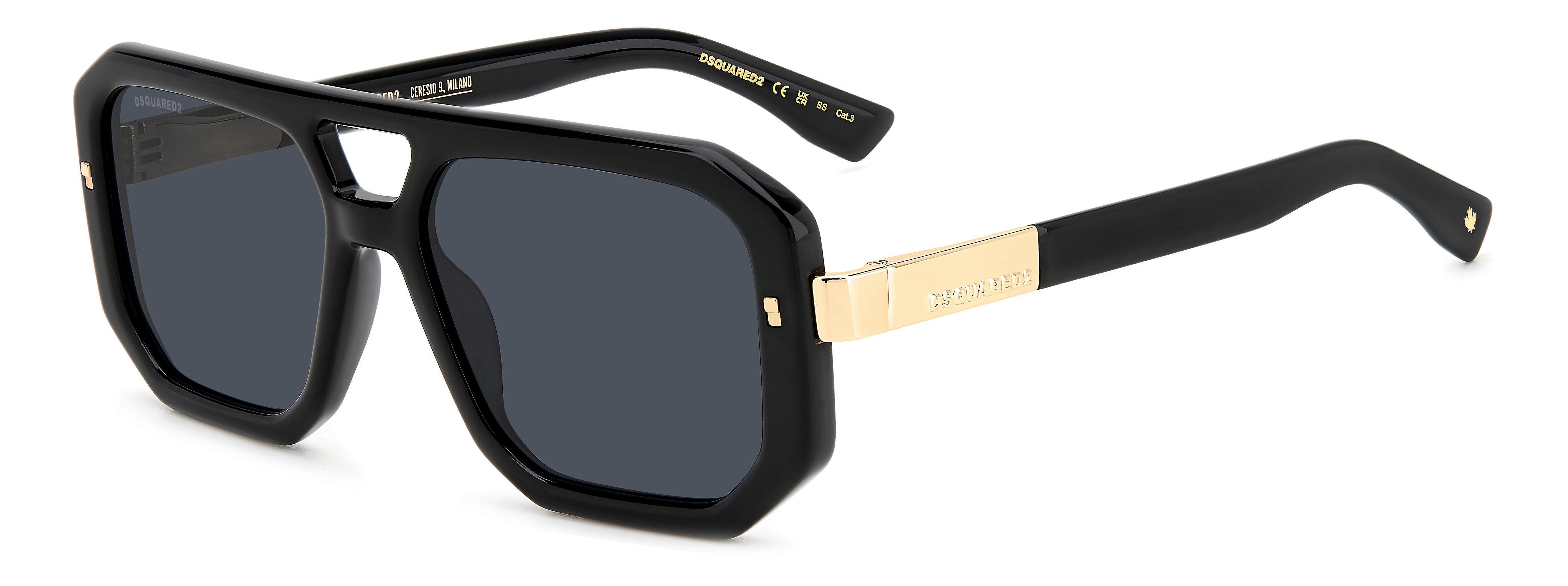 Sunglasses DSQUARED2 D2 0105/S 807 BLACK 56/17/140 MAN