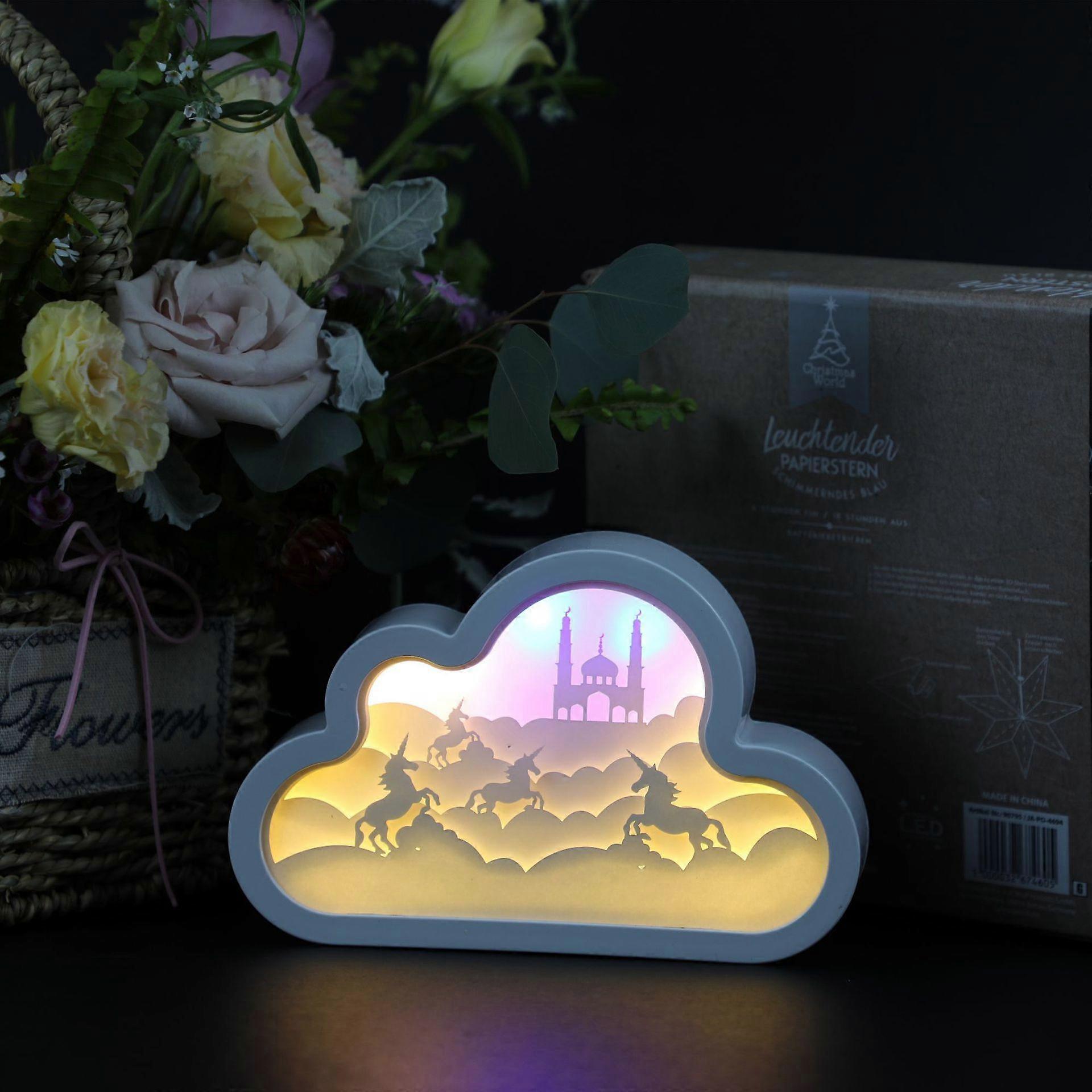 Nyckfull Dreamscape Cloud Shadow Night Light: USB & batteridriven