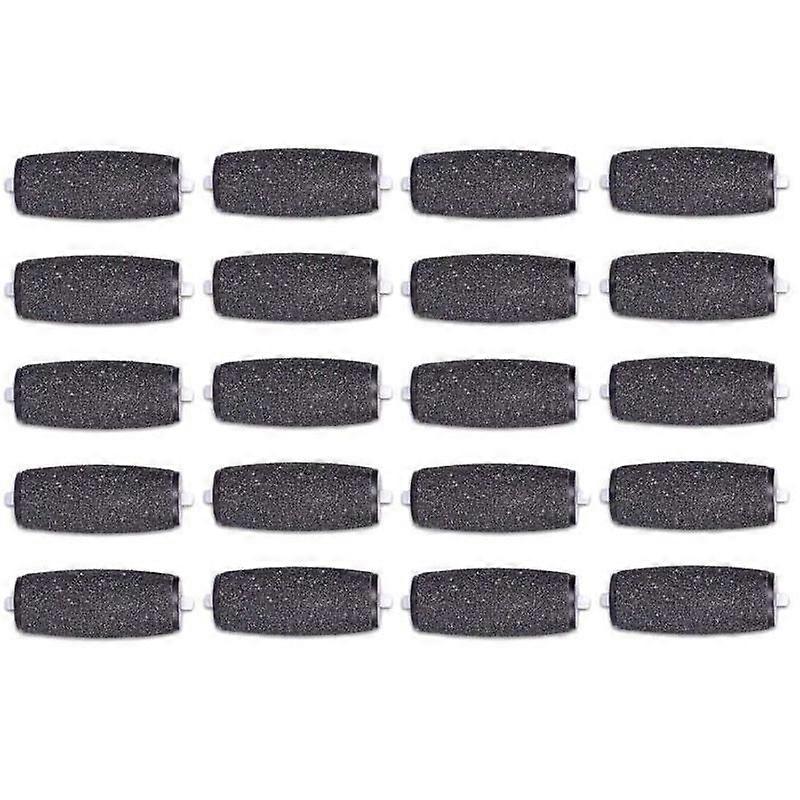 20 Pcs Extra Rough Replacement Rollers for Scholl Velvet Smooth Express Pedi Electric File Replacement Rollers