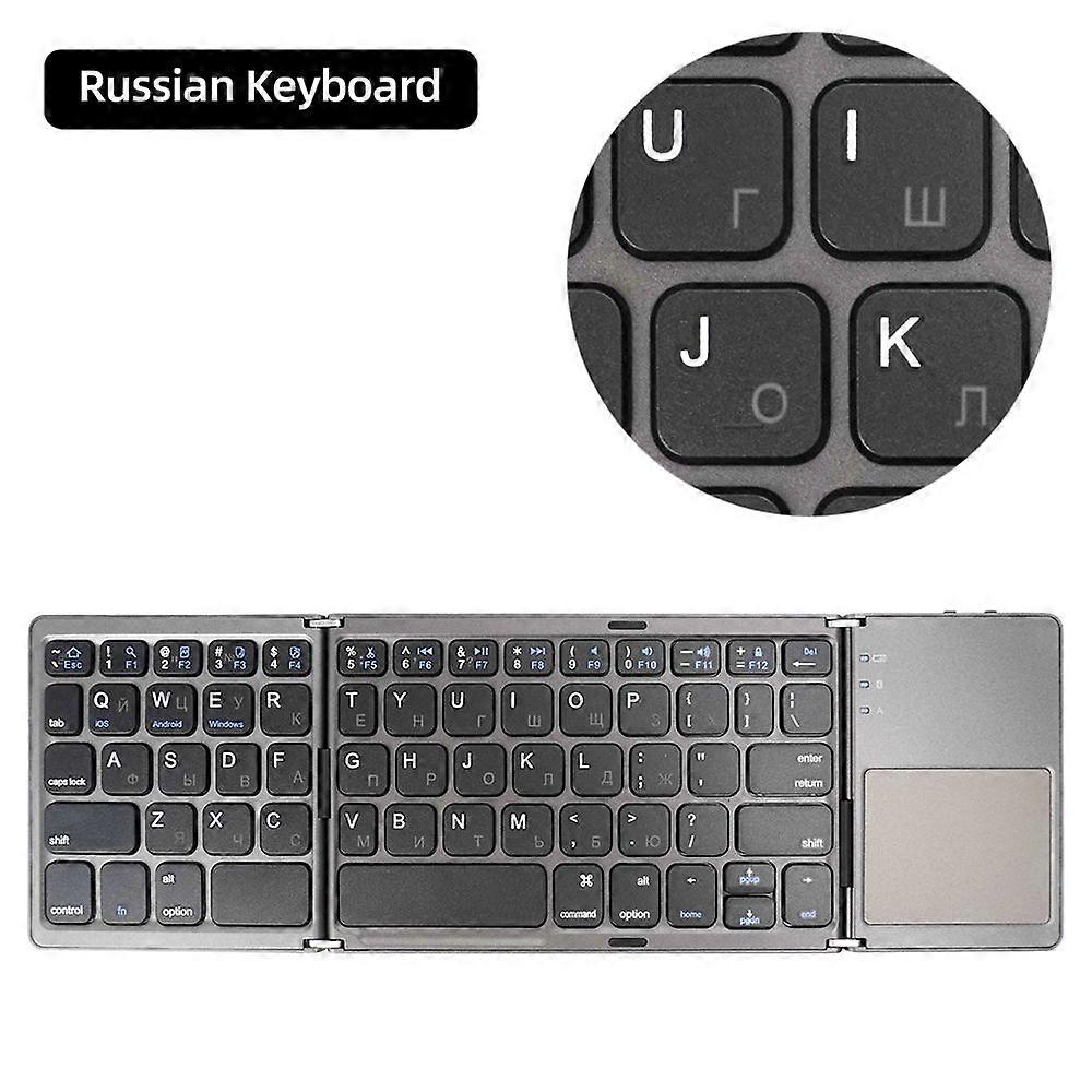 Folding keyboard Touchpad Bluetooth-compatible 3.0 Portable Wireless Keypad for Windows,Android,ios Tablet ipad Phone