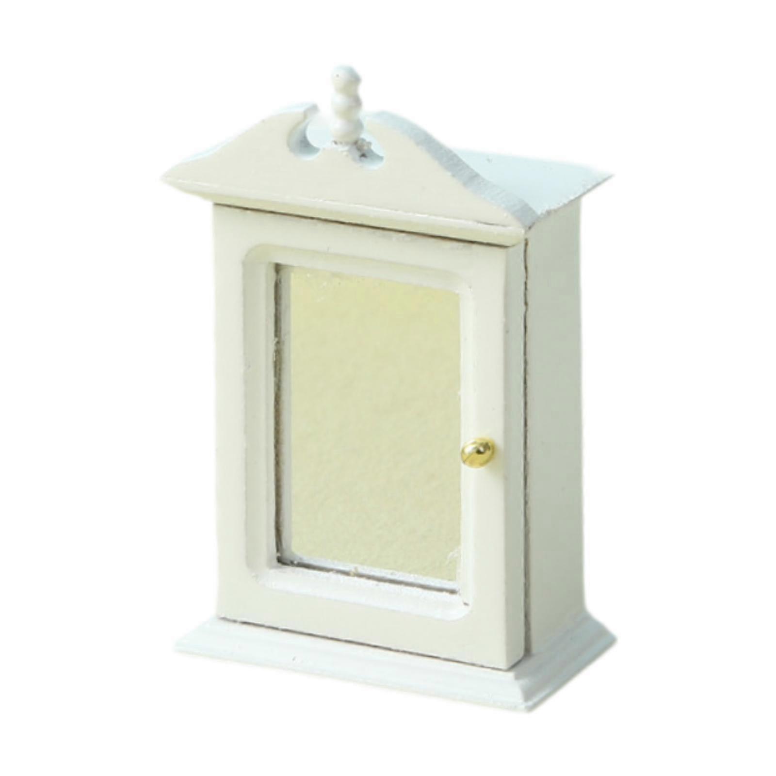 1:12 Scale Dollhouse Miniature Wardrobe,Pretend Play Toy,Simulation Accessory
