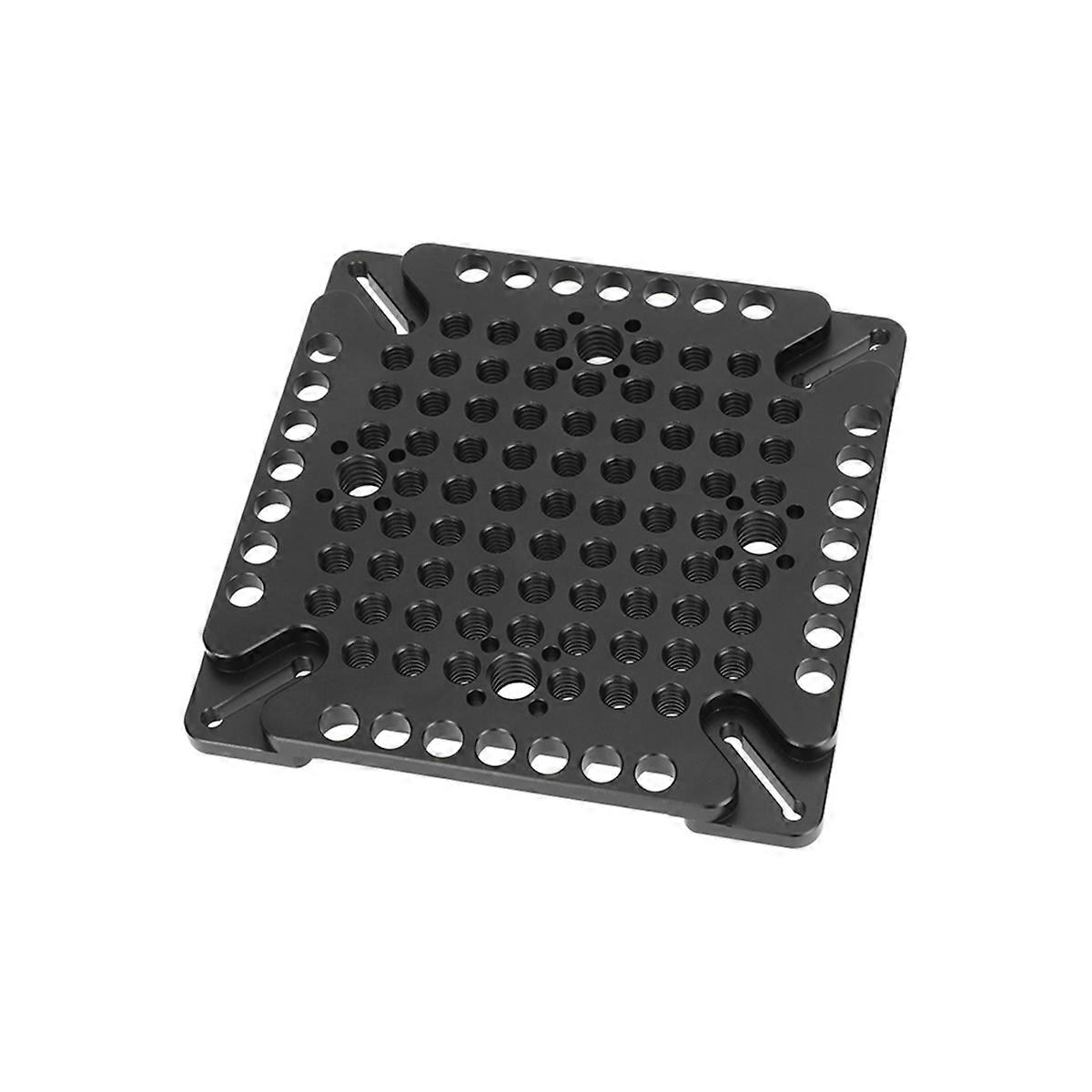 Multipurpose Camera Cheese Plate with Mount M12 Threads for Accessory Expansion Baseplate