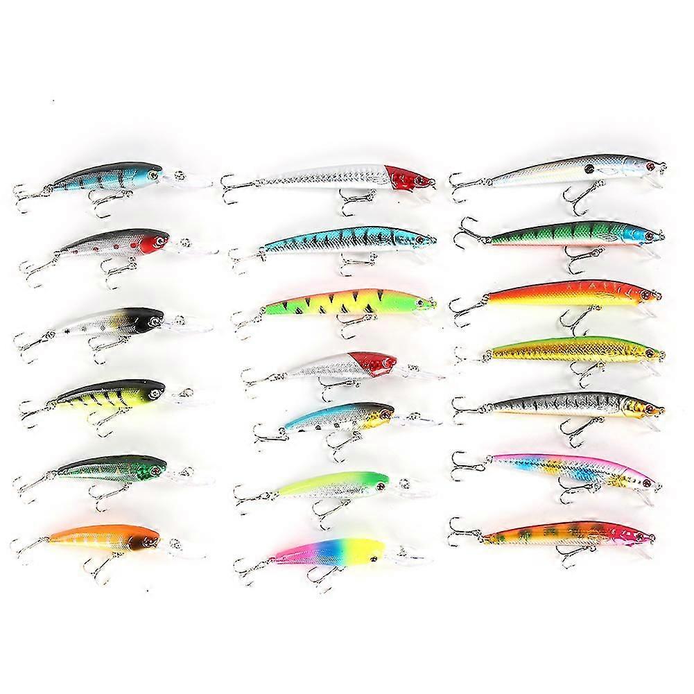 Bunte künstliche lebensechte Angelköder - 20pcs Plastikköder Tackles