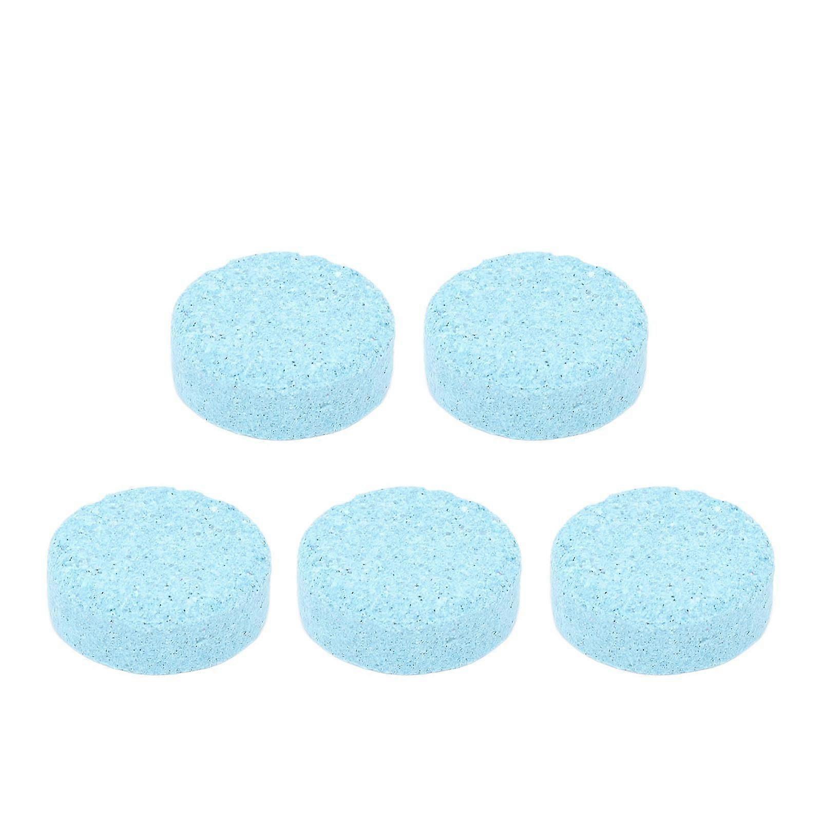 5PCS Portable Compact Car Windshield Wiper Effervescent Tablet Solar Panel Solid Cleaner