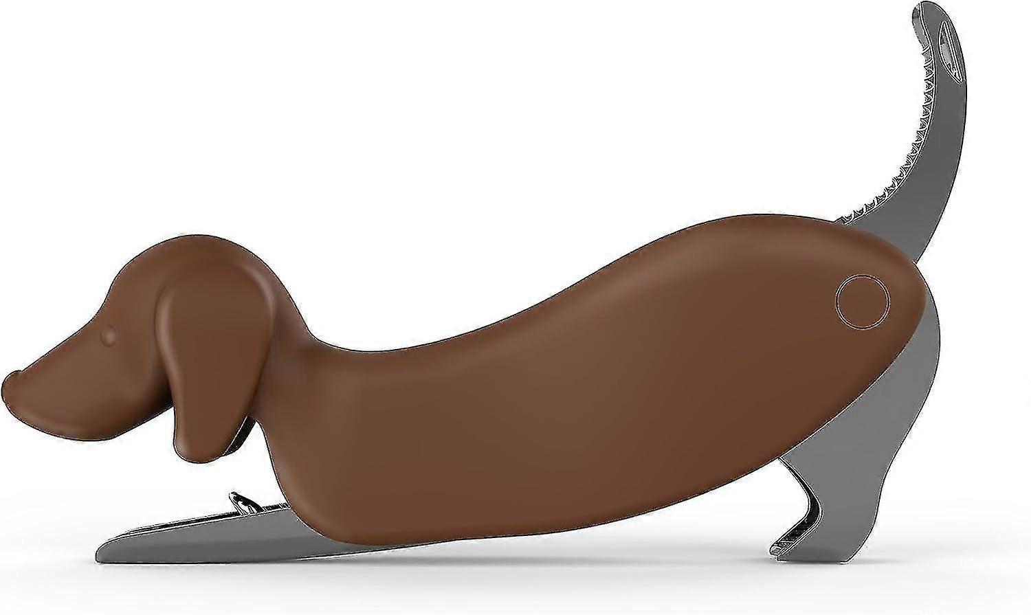 Dachshund Dog Shaped Corkscrew, Brown