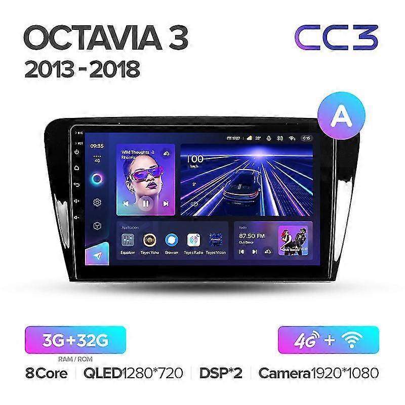 Cc3 2k For Skoda Octavia 3 A7 2013 - 2018 Car Radio Multimedia Video Player Navigation Stereo Gps Android 10 No 2din 2 Din Dvd