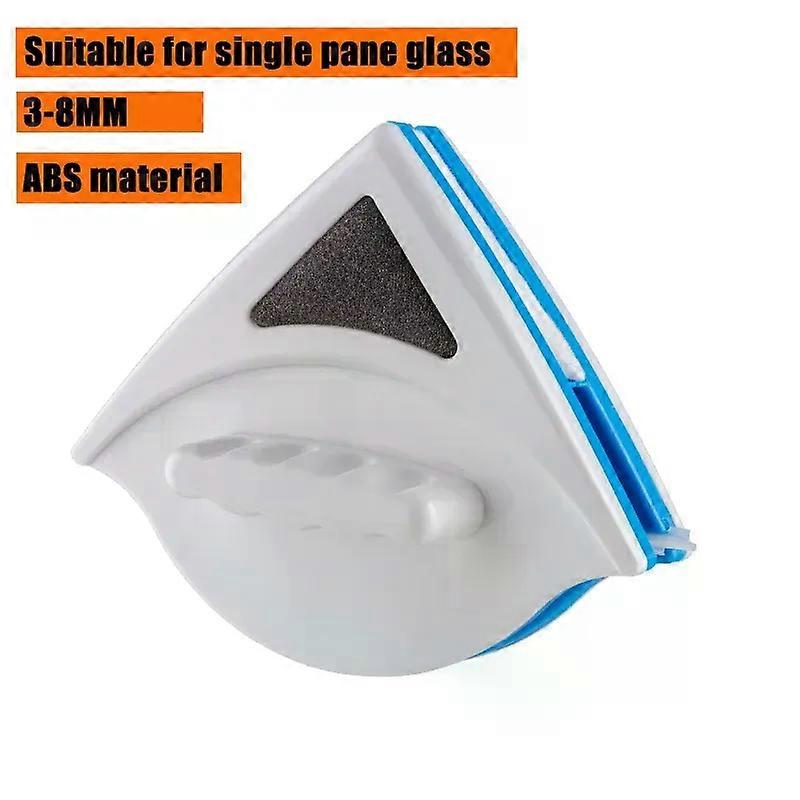 Nouveau outil de nettoyage de vitres en verre magnétique 3-30mm Décharge d’eau automatique Essuie-glace double couche Nettoyant spécial pour vitres domestiques