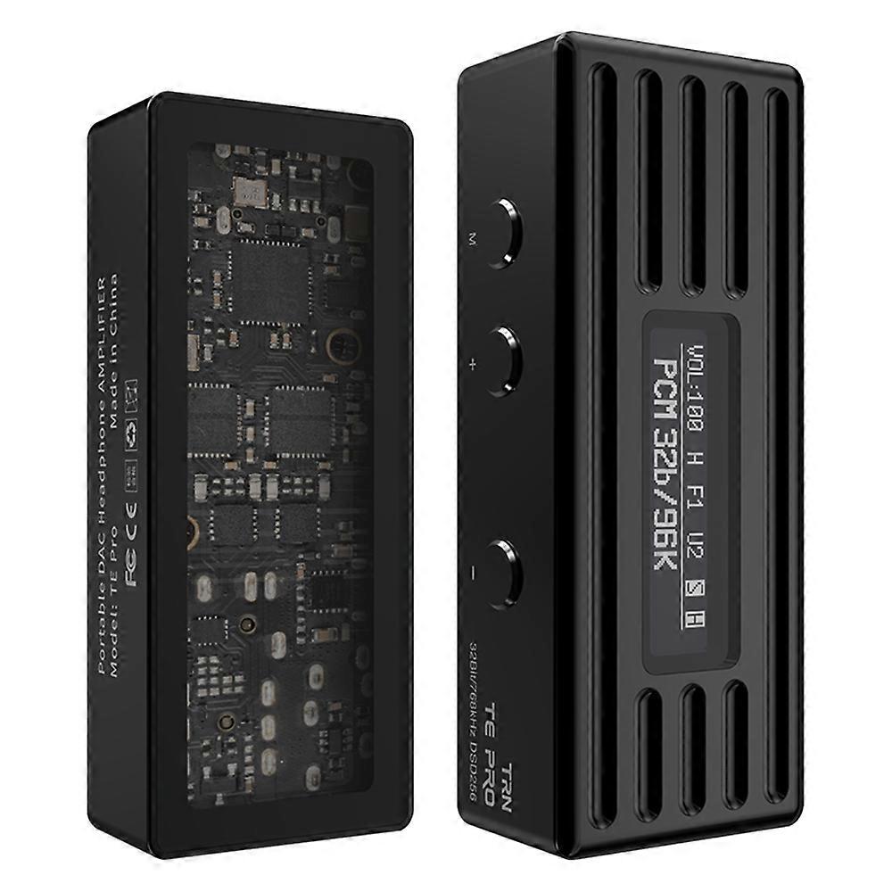 TRN TE Pro Portable Headphone Decoding Amplifier OLED Screen Lossless HiFi DAC Amplifier