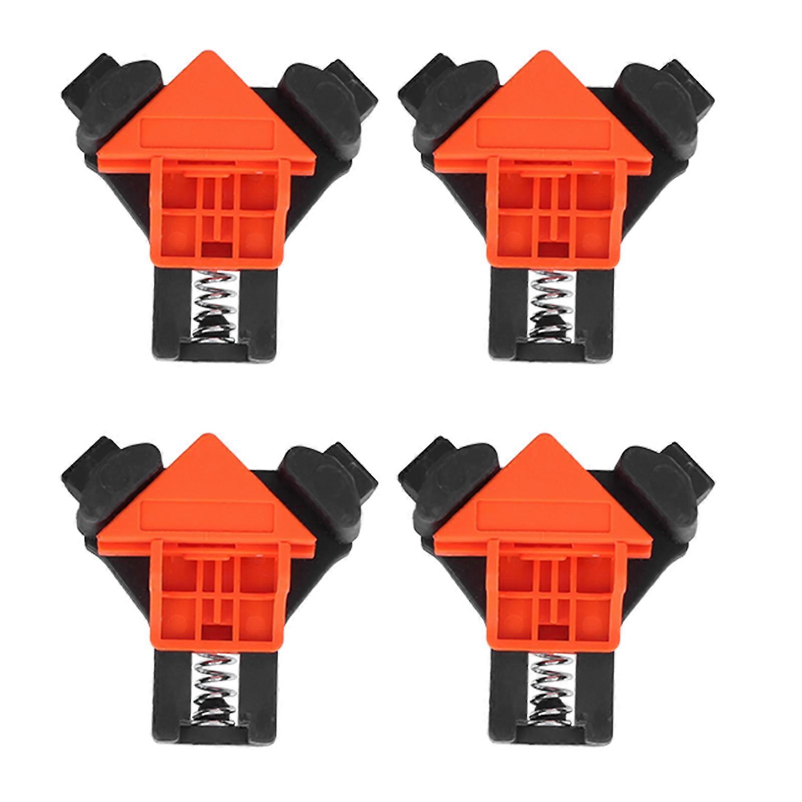 Right Angle Frame Corner Clamp 4 Pack Woodworking Tool Ruler Clamp Clip Fixer 90 Degree