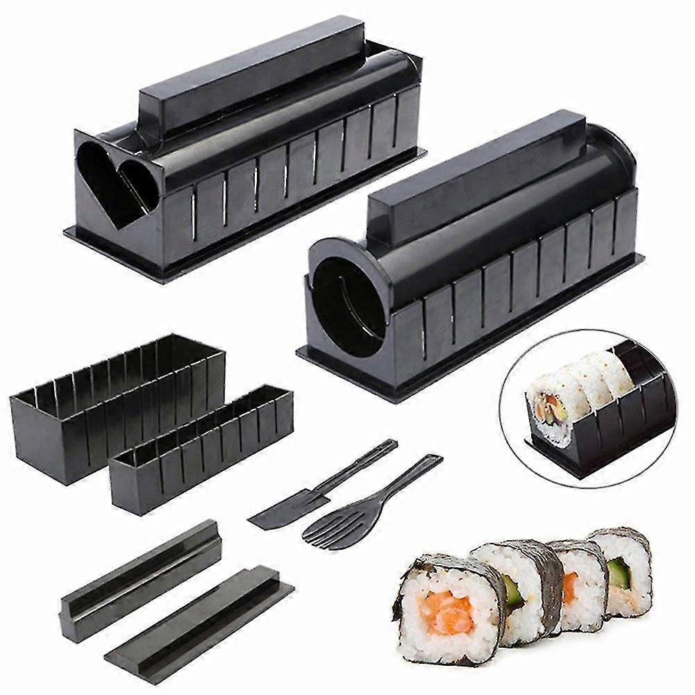 Sushi Making Kit DIY Sushi Making Kit Roll Sushi Maker Rice Roll Mold 11 Pieces DIY Sushi Set New