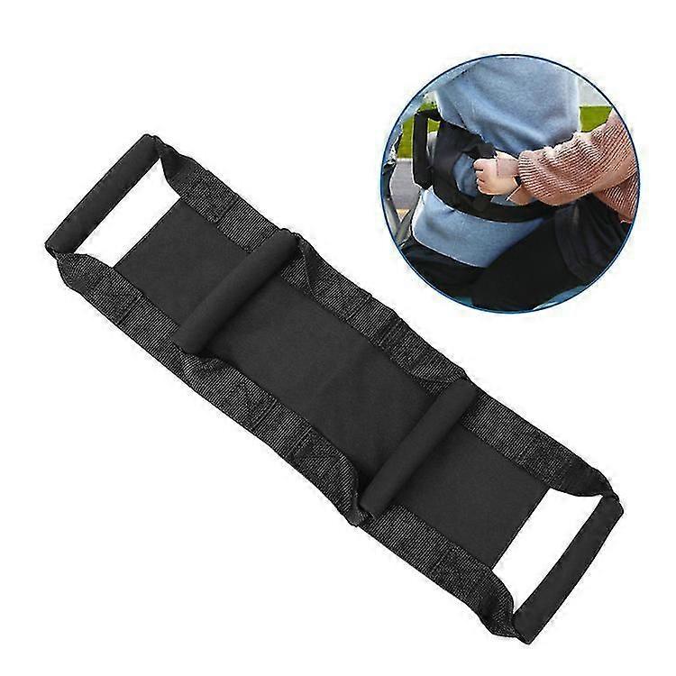 حزام دراجة نارية للركاب ، حزام دراجة نارية من قماش أكسفورد ، حزام واقي قابل للتعديل ، حزام ركوب دراجة نارية ، أسود.