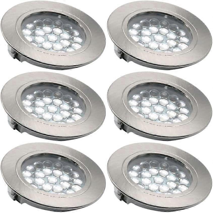 6PCS LED Recessed Downlights  Ultra Thin Ceiling Spot Lights  Wireless Bright Ceiling Light
