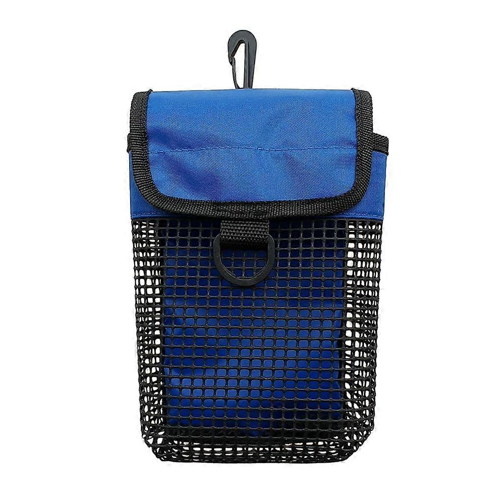Portable&Lightweight Mesh gear pouch with Swivel Clip, D Ring for Underwater