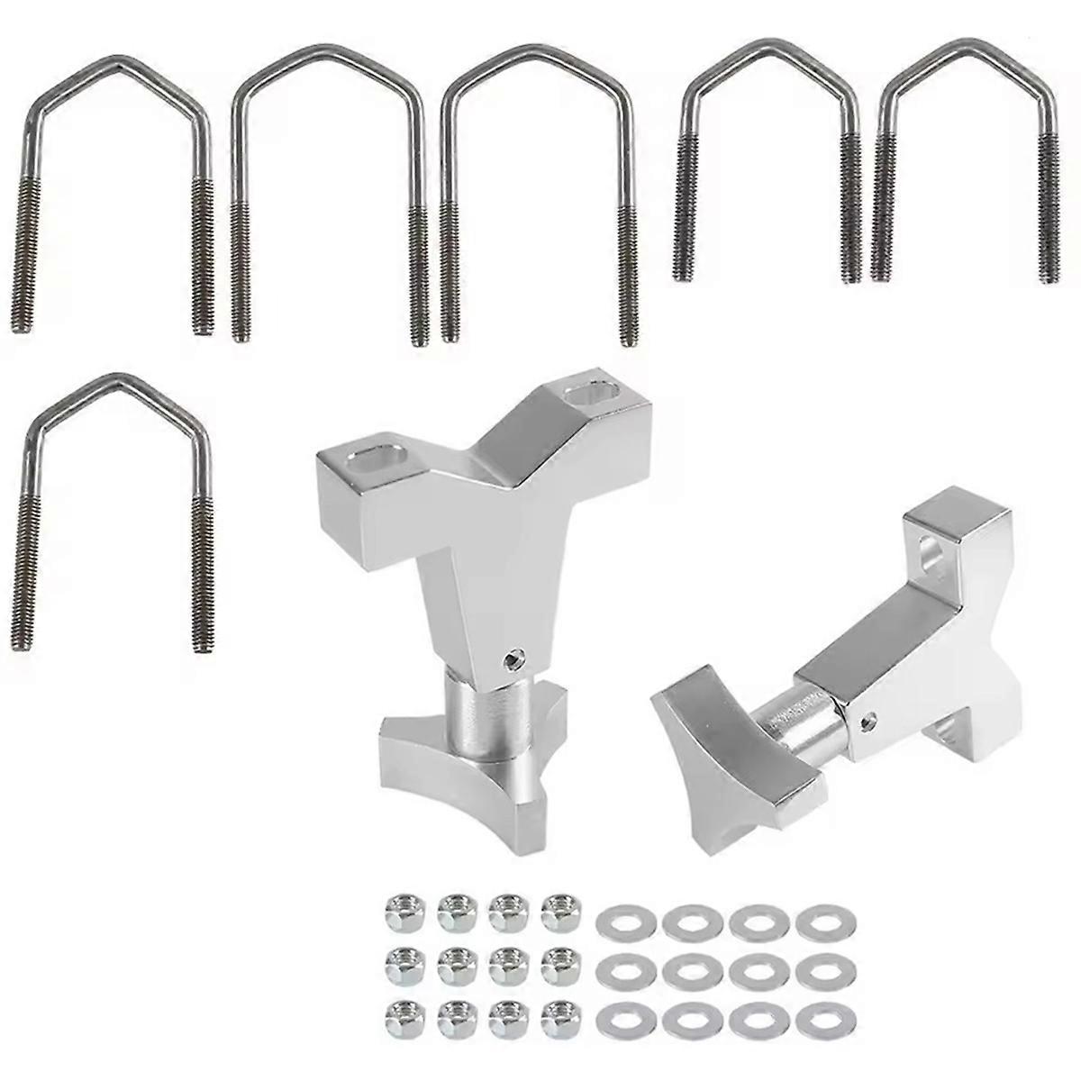High Lift Universal Mount 1-2.5In for Front Tube Adjustable Jack Tube Bracket for JK TJ Roof Rack F