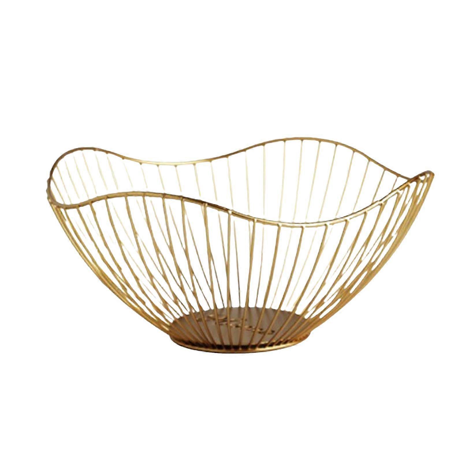 Desktop Fruit Basket Vegetable Stand Rack Kitchen Black