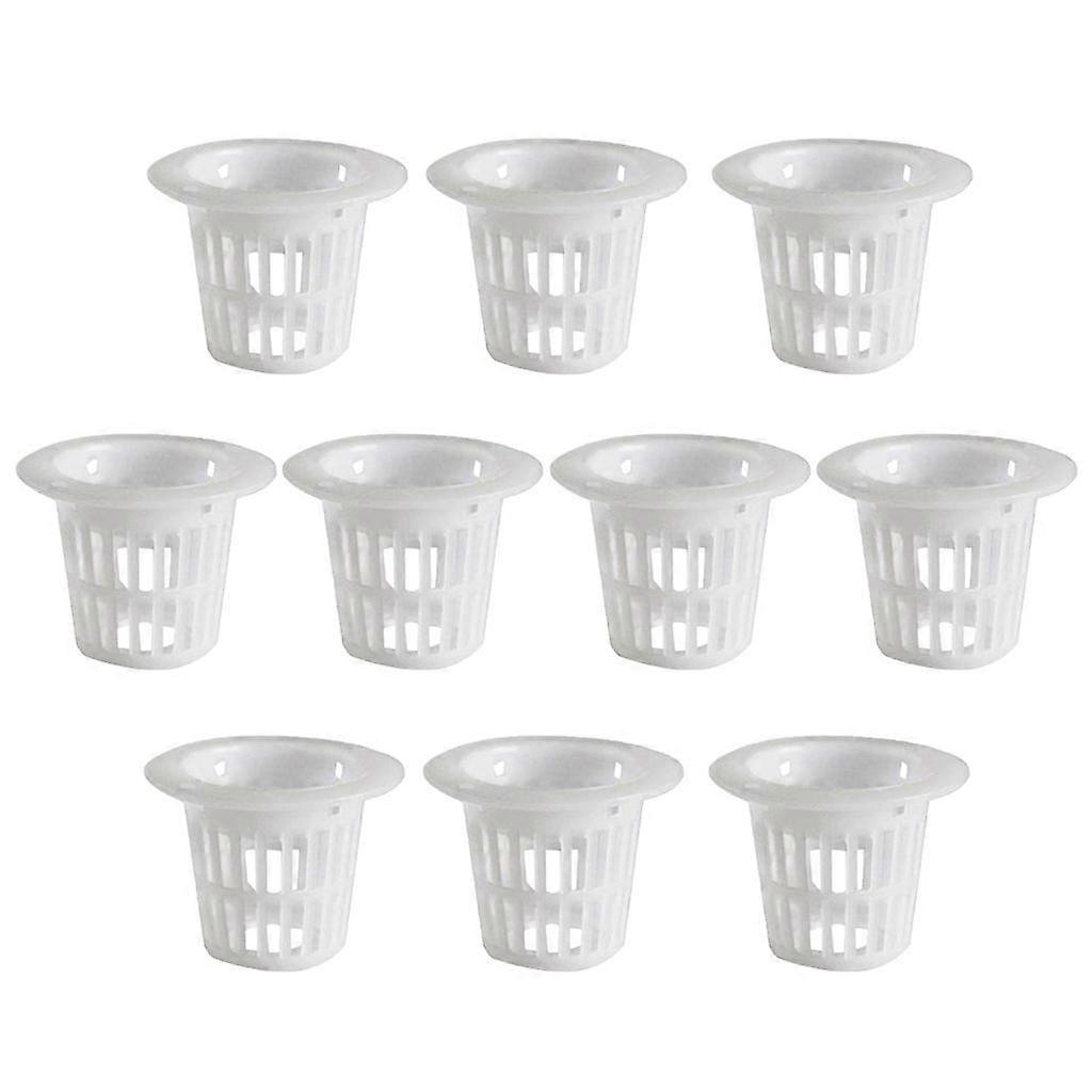 10Pcs Heavy Duty Mesh Pot Net Cup Basket Hydroponic Aeroponic Planting #1