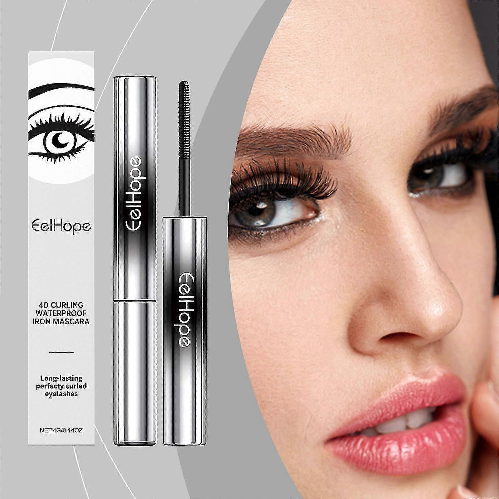 3d Curling Eyelash Mascara, Non-Clumping, Long Lasting, Intenses Length Lash MascaraWaterproof and sweat-proof mascara for non-smudging