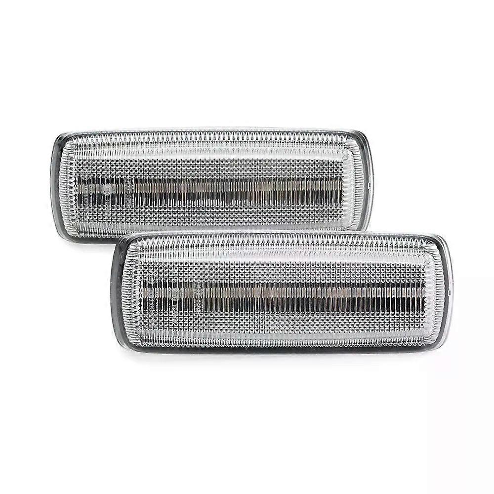 Compatible 2PCS smoke design front bumper turn signal light side marker light For Nissan 180SX JDM Spec 1989-1998 indicator light