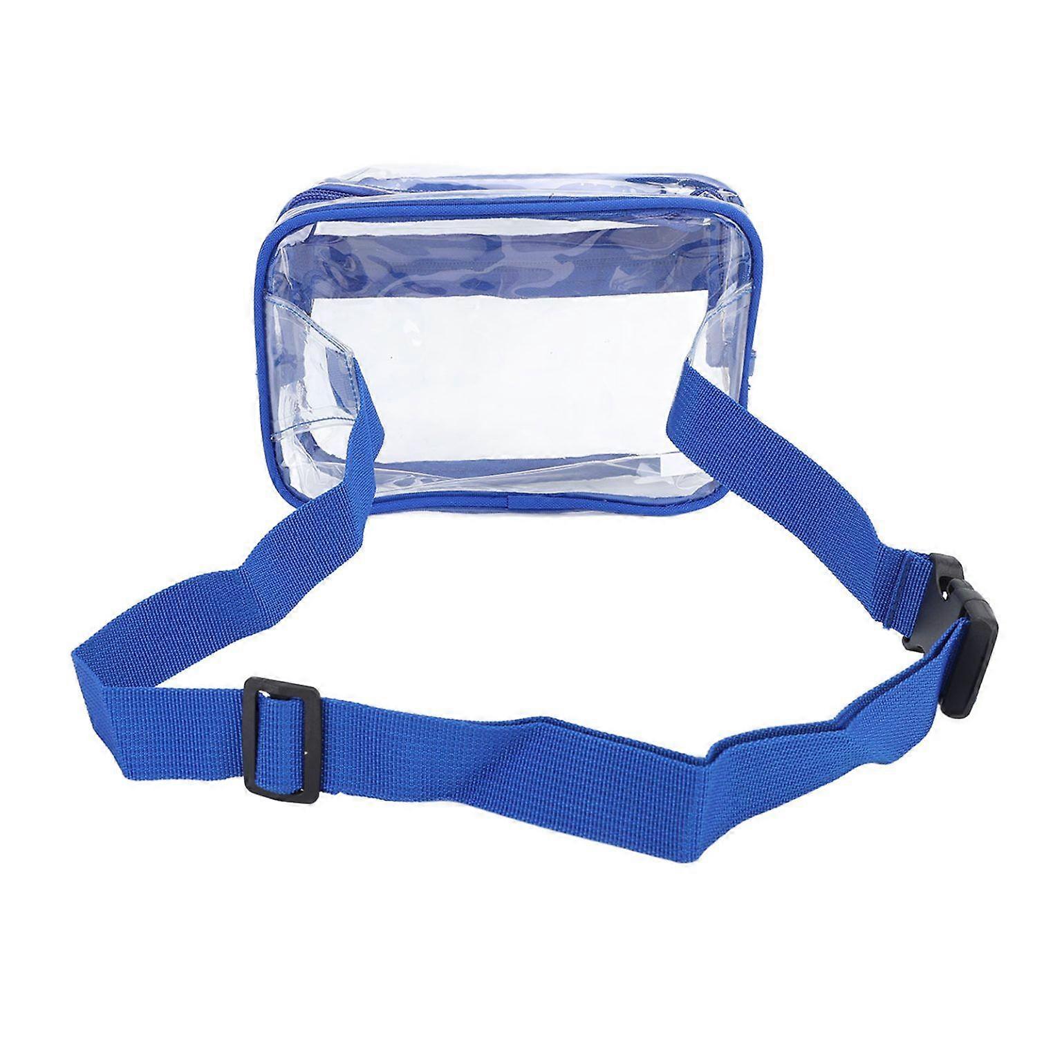 Waterproof Transparent Chest Pack - Adjustable Clear Sling Bag with Large Capacity