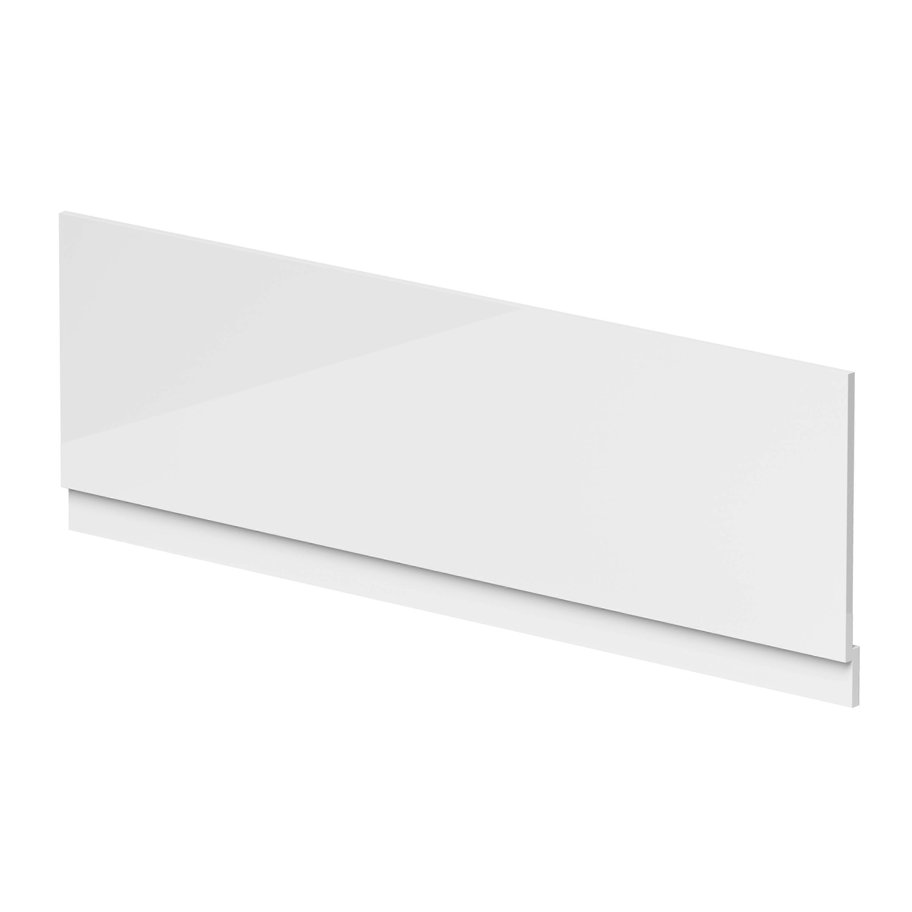 1700mm Gloss White MDF Front Bath Panel & Plinth