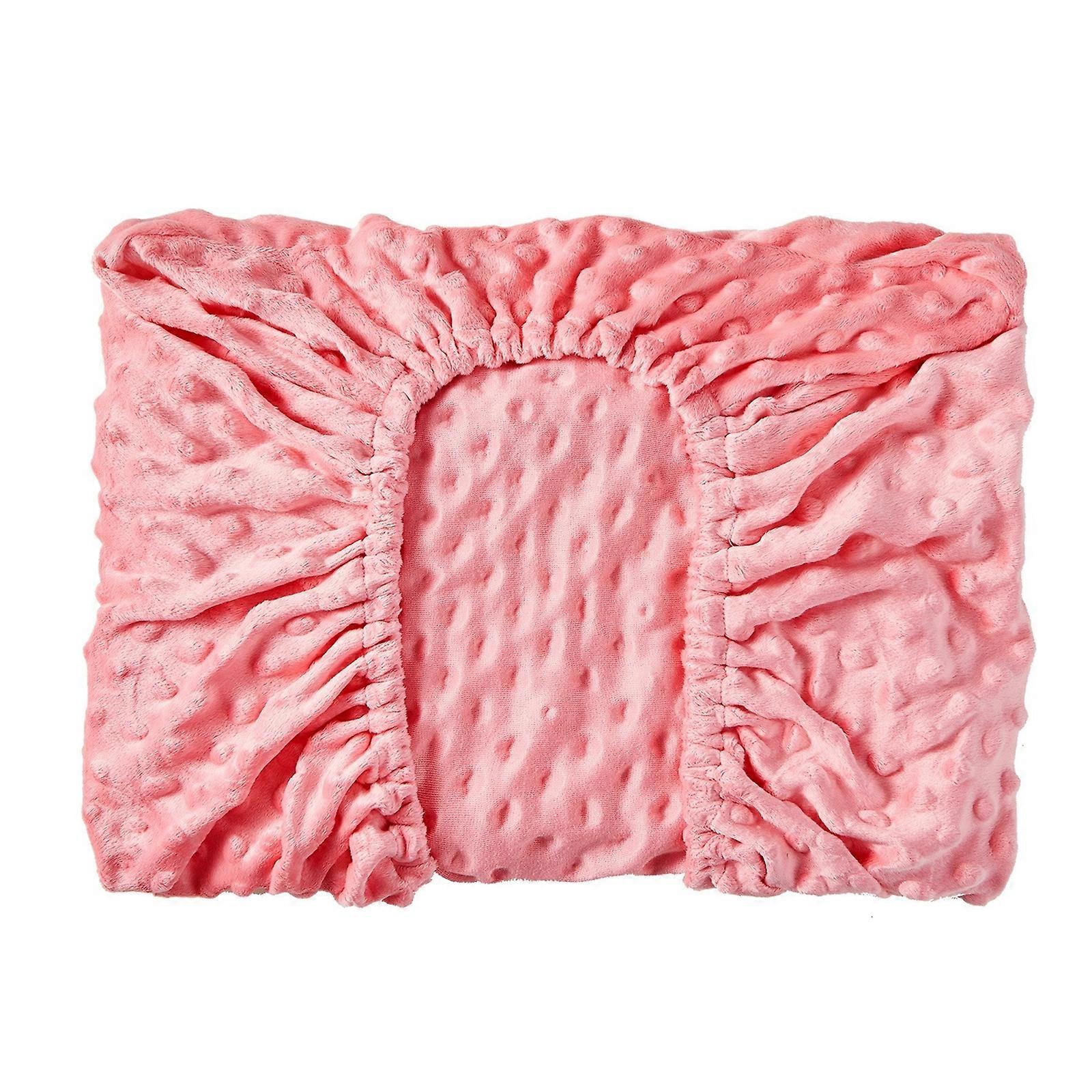 Portable Changing Pad Cover for Infants Gentle Fabric Sheet Newborns Essential Gear Soft Nursery Bedding Comfortable  Pink