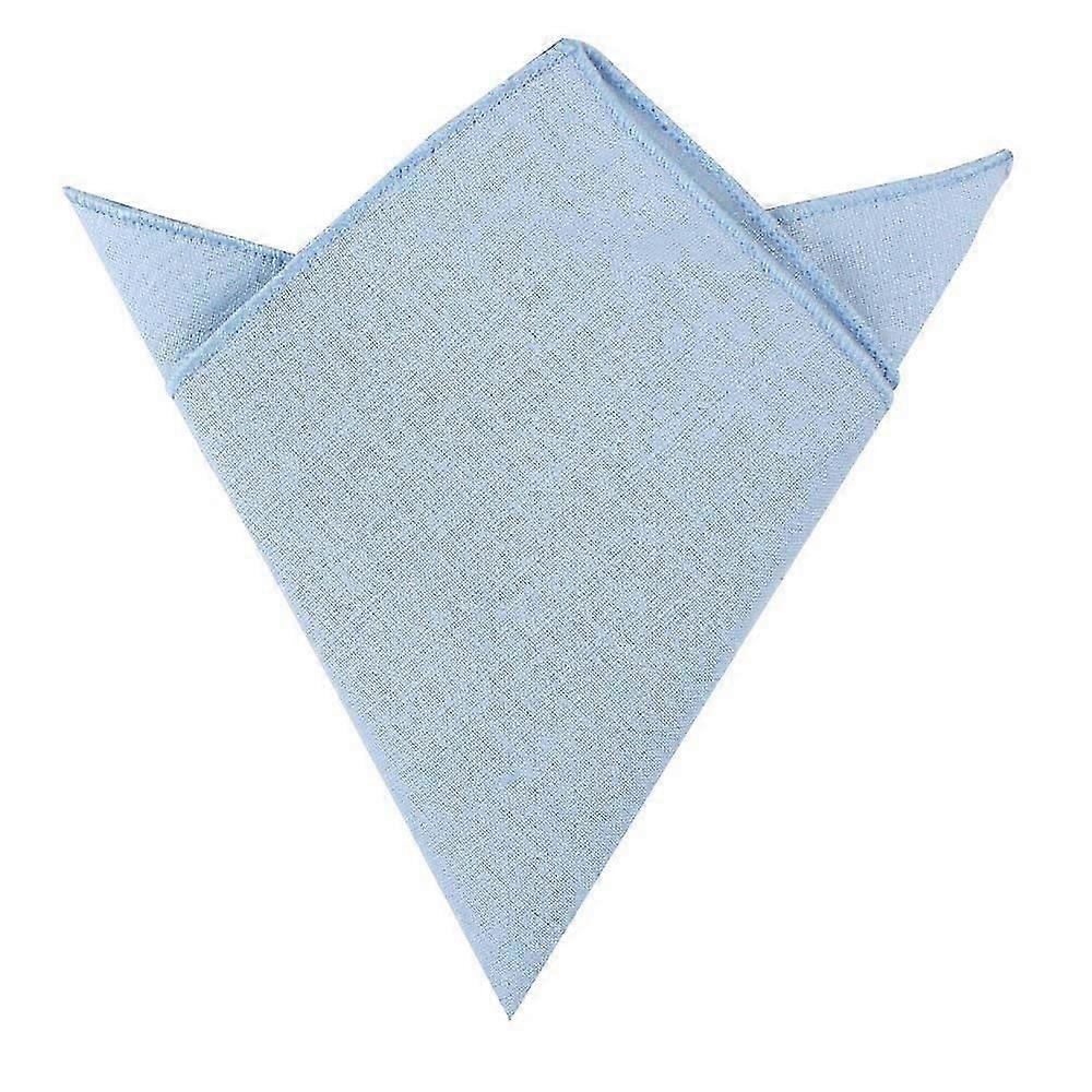 القطن والكتان جيب مربع الكلاسيكية زفاف العريس هانكي