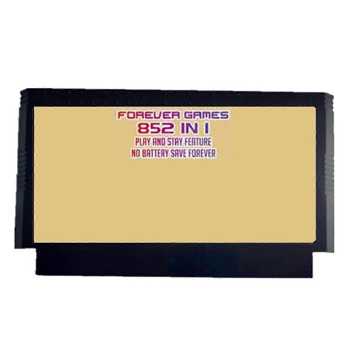For FC Adapter 852 in 1 Game For SFC/SNES Game Black