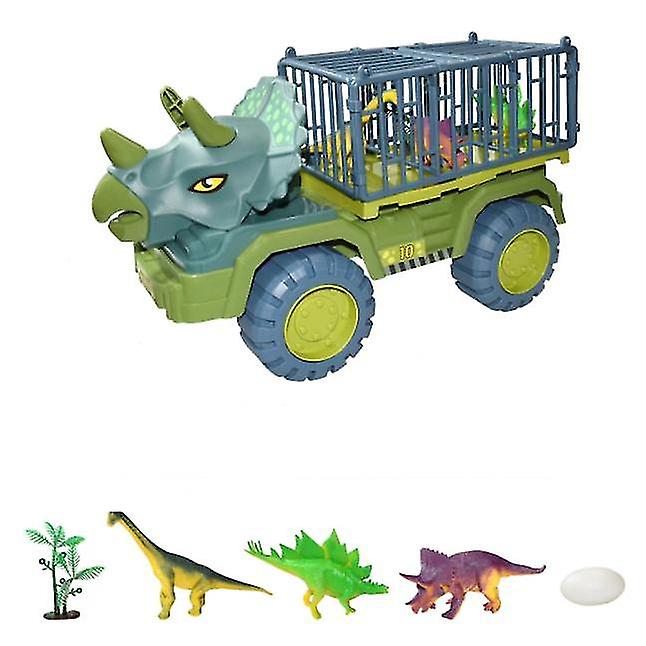 Kid's Toy Large Dinosaur Engineering Vehicle Set