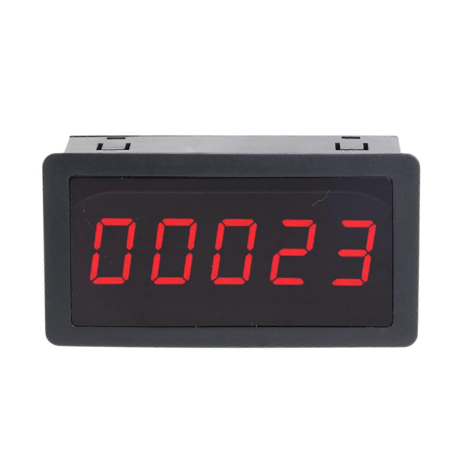 5-Digit Counter Meter DC 12-24V Red 5 Digit 0.56" LED Panel Counter Meter Up