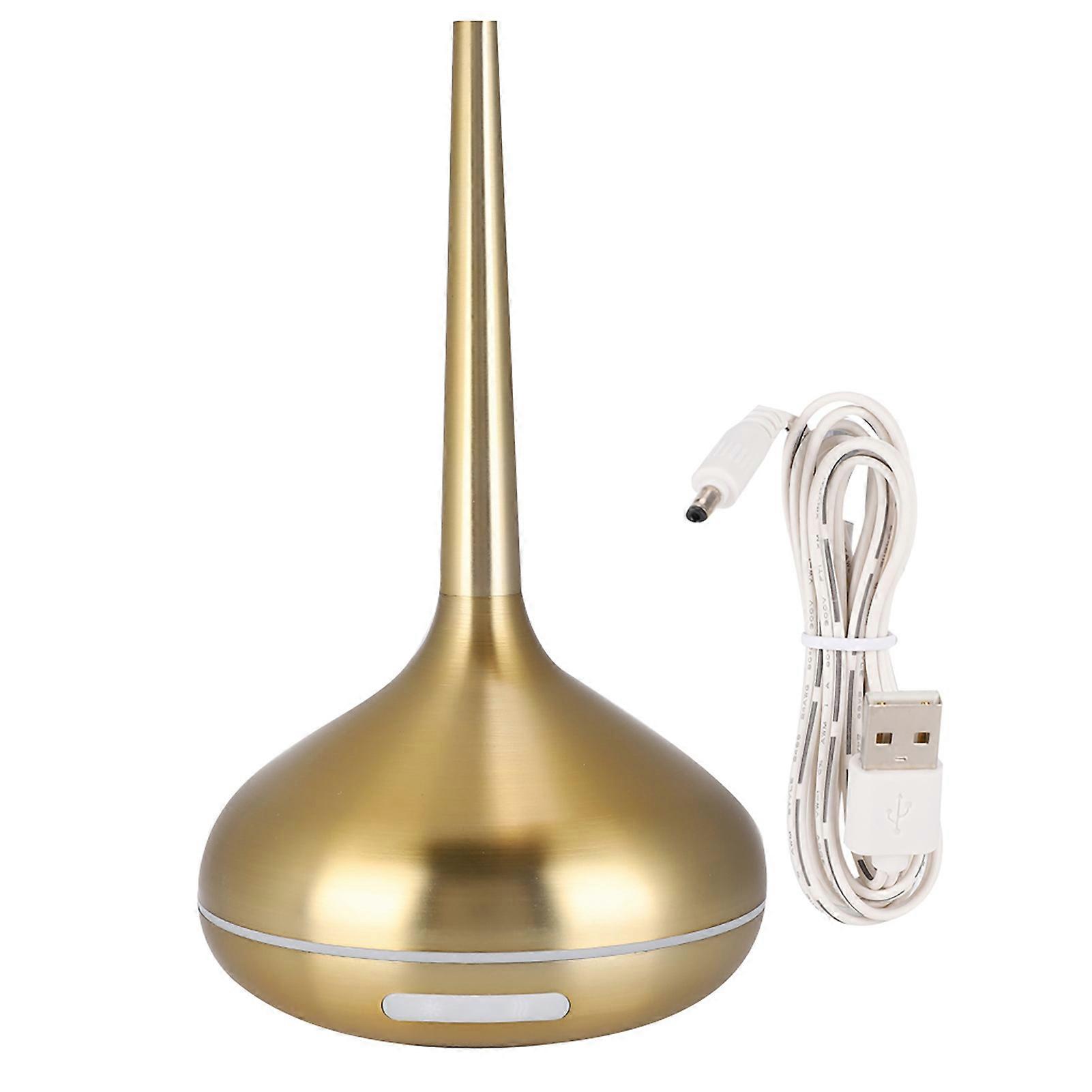 120ml Air Humidifier, Aromatherapy Diffuser, 7 Color LED Night Light, Gold Air Humidifier