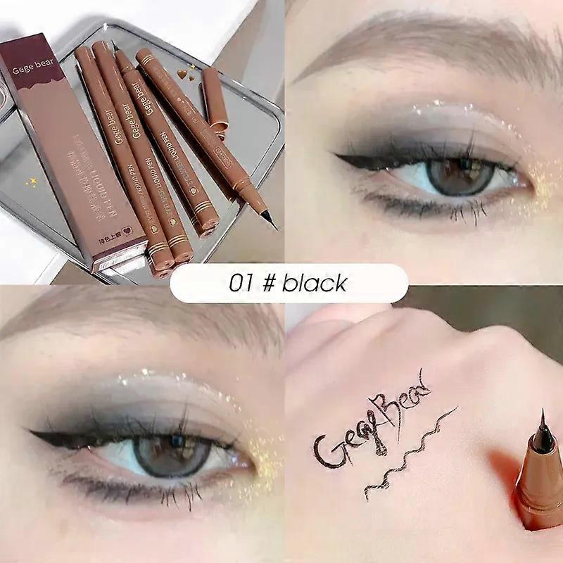Shibingsheng Eyeliner liquid pen is smooth, fast drying, waterproof, durable, not easy to smudge, and very thin eyeliner pen
