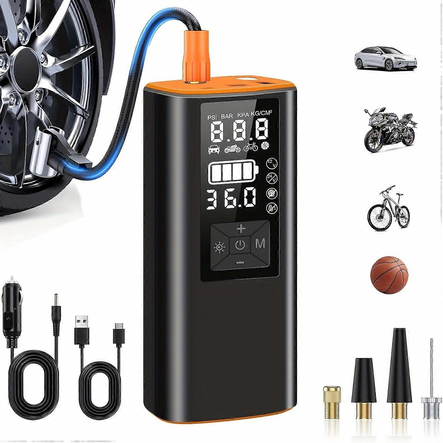 150 PSI Portable Smart Tire Inflator Air Compressors & Inflators