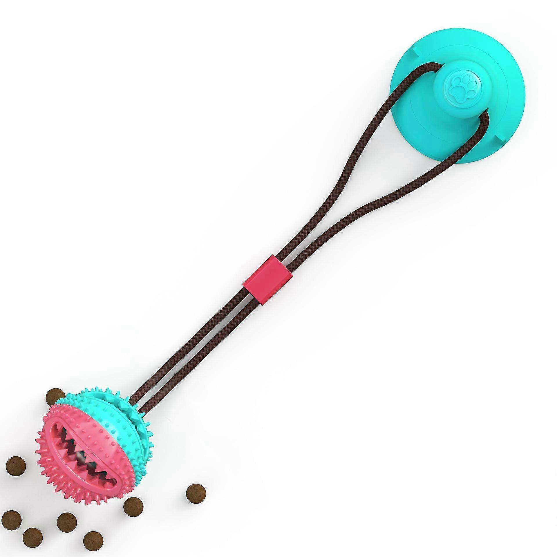 Dog Toy Ball Chew Toys with Suction Cup, Multifunctional Dog Game with Bungee Rope