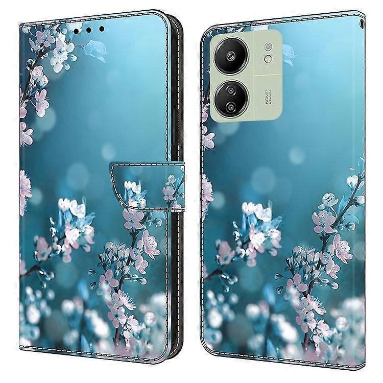Compatible For Xiaomi Redmi 13C 4G / Poco C65 4G Case PU Leather Stand Wallet Cover